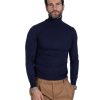 Abbigliamento SAVEONE Maglioni | Dolcevita Basic Blu