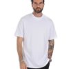 Abbigliamento SAVEONE T-Shirts | Land - T-Shirt Bianca Mezzocollo In Cotone