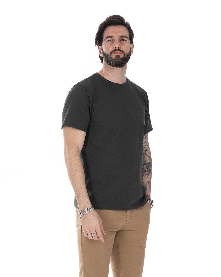 Abbigliamento SAVEONE T-Shirts | Harry - T-Shirt Militare In Cotone Stretch