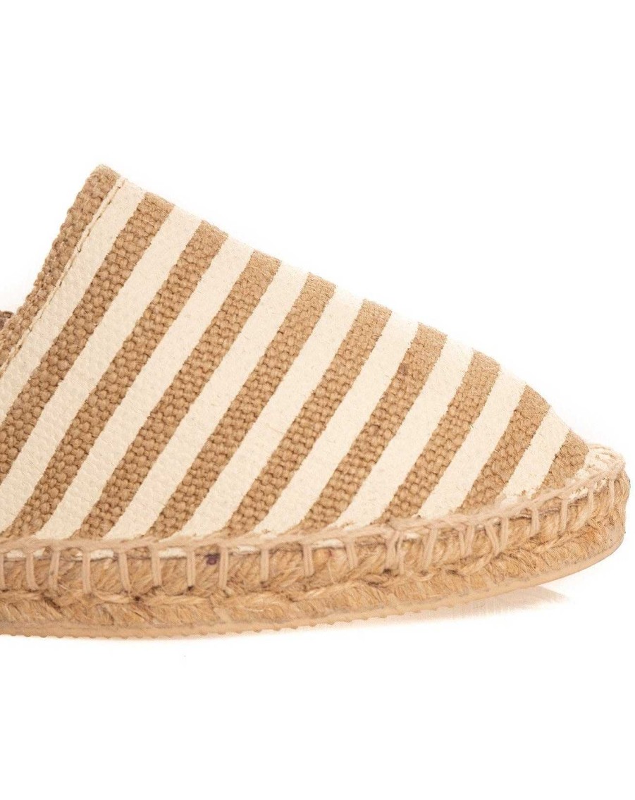 Scarpe SAVEONE | Espadrillas A Righe Beige