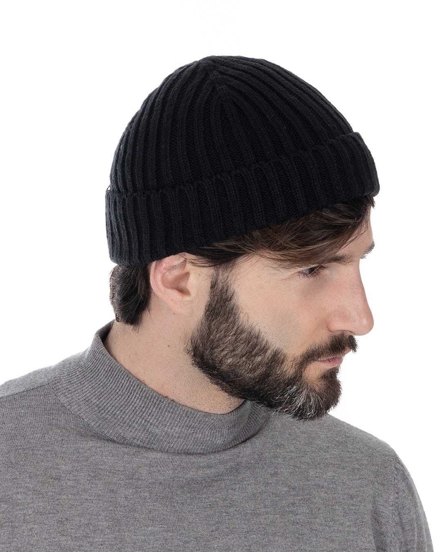 Accessori SAVEONE | Ny - Cappello Nero A Costine