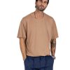 Abbigliamento SAVEONE T-Shirts | Owen - T-Shirt Beige Oversize