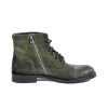 Scarpe SAVEONE | Davy - Stivaletto Con Cerniera In Camoscio Verde