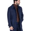 Abbigliamento SAVEONE Cappotti E Giubbotti | Jean - Cappotto Monopetto Blu