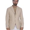 Abbigliamento SAVEONE Blazer E Giacche | Noto - Giacca Monopetto Solaro Beige