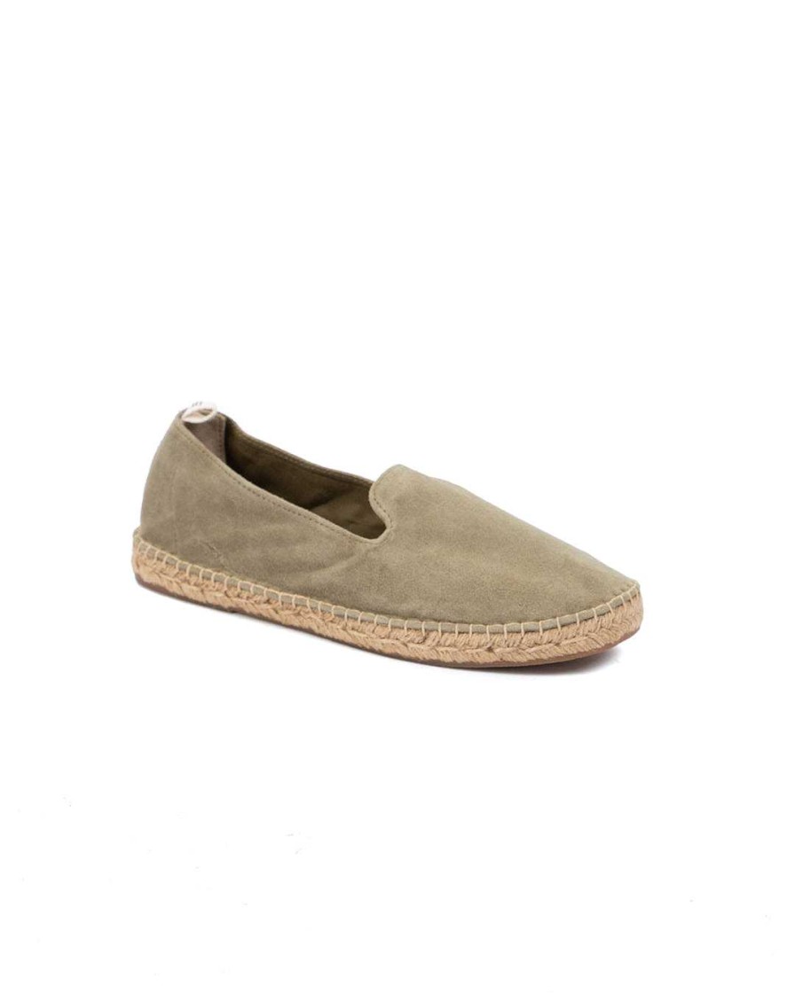 Scarpe SAVEONE | Atene - Espadrillas In Camoscio Verde