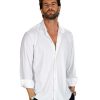 Abbigliamento SAVEONE Camicie | Teck - Camicia Tecnica Classica Bianca