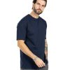 Abbigliamento SAVEONE T-Shirts | Glasgow - T-Shirt Blu Filo Di Scozia