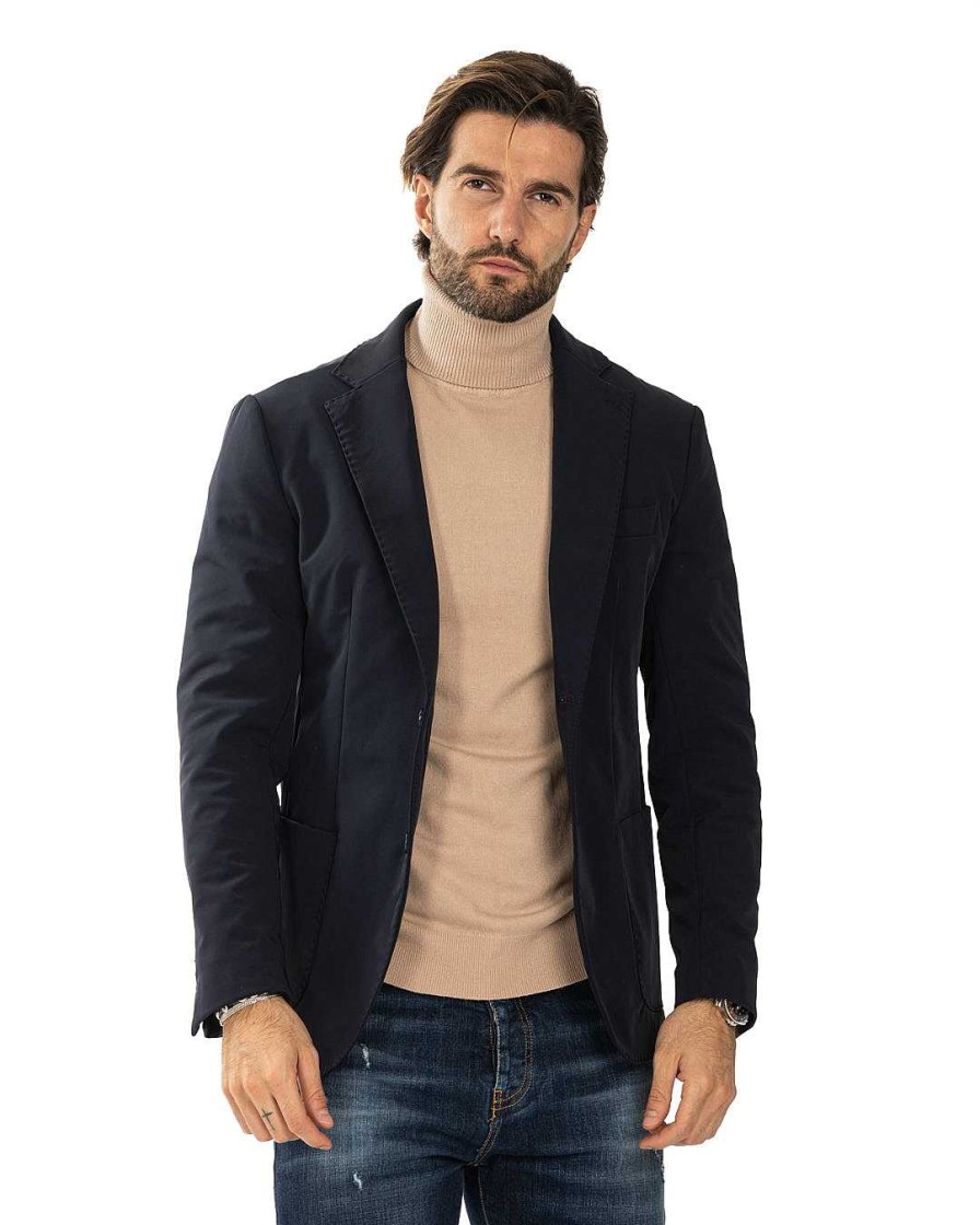 Abbigliamento SAVEONE Blazer E Giacche | Smith - Giacca Tecnica Blu