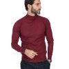 Abbigliamento SAVEONE Maglioni | Lupetto Basic Bordeaux