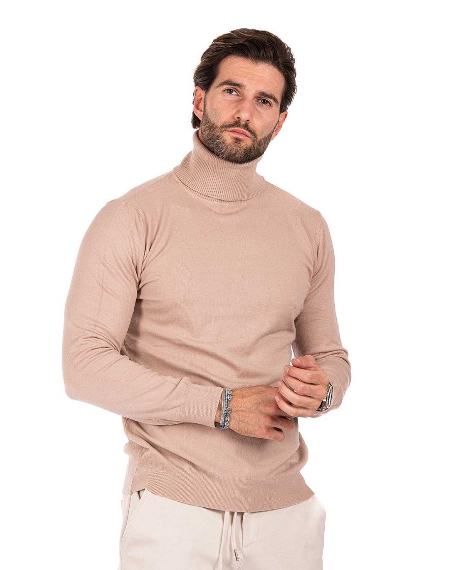 Abbigliamento SAVEONE Maglioni | Dolcevita Basic Beige