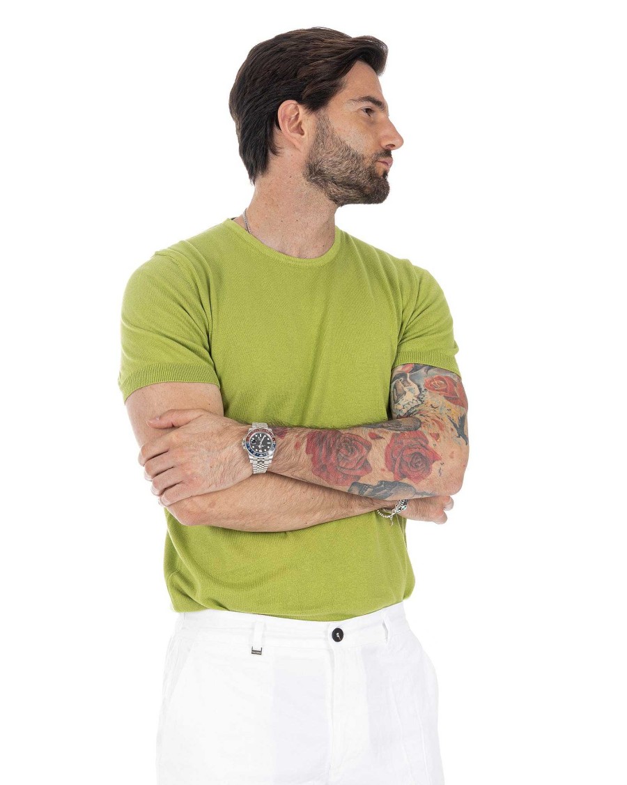 Abbigliamento SAVEONE T-Shirts | Jannik - T-Shirt In Maglia Bamboo