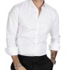 Abbigliamento SAVEONE Camicie | Camicia - Slim Fit Bianca Oxford