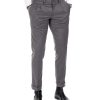 Abbigliamento SAVEONE Pantaloni | Leo - Pantalone Vita Alta Grigio