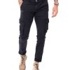 Abbigliamento SAVEONE Pantaloni | Roy - Pantalone Cargo Blu