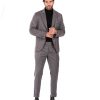 Abbigliamento SAVEONE Blazer E Giacche | Bond - Giacca Doppia Impuntura Grigio