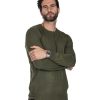 Abbigliamento SAVEONE Maglioni | Girocollo Basic Militare