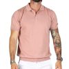 Abbigliamento SAVEONE Polo | Roger - Polo Rosa Cipria In Maglia