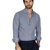 Abbigliamento SAVEONE Camicie | Camicia - Slim Fit Denim In Jersey