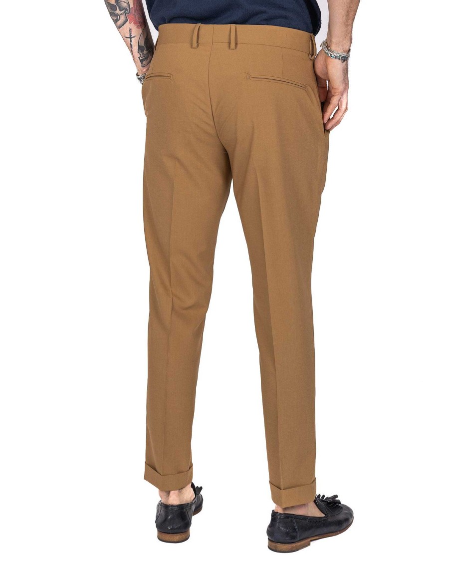 Abbigliamento SAVEONE Pantaloni | Milano - Pantalone Basic Beige