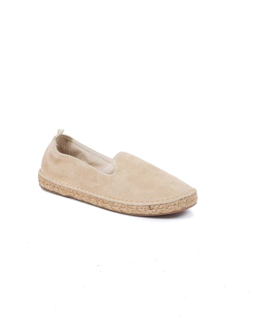 Scarpe SAVEONE | Atene - Espadrillas Camoscio Beige