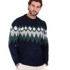 Abbigliamento SAVEONE Maglioni | Marken - Maglione Con Fantasia Blu E Verde