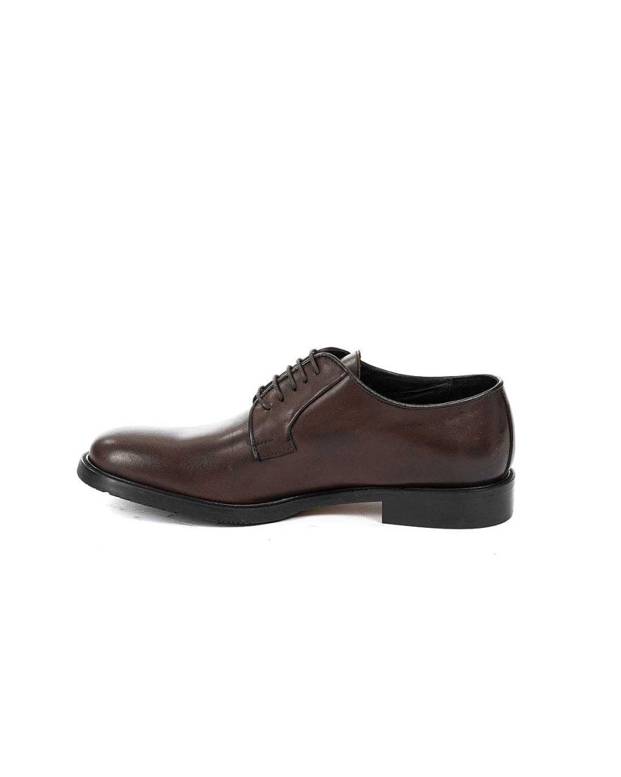 Scarpe SAVEONE | Vincent - Derby Classico Testa Di Moro