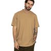 Abbigliamento SAVEONE T-Shirts | Land - T-Shirt Beige Mezzocollo