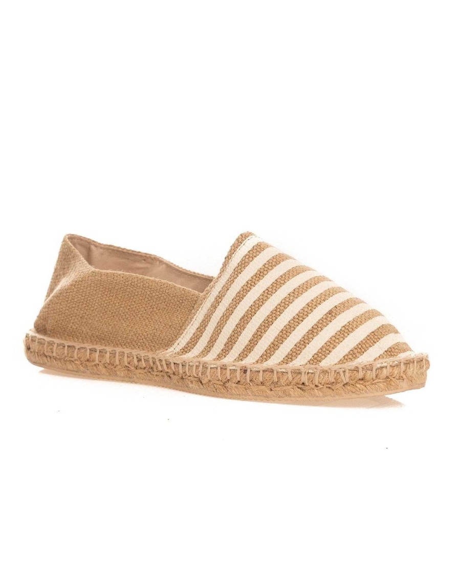 Scarpe SAVEONE | Espadrillas A Righe Beige