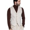 Abbigliamento SAVEONE Gilet | Mads - Gilet Panna In Velluto