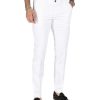 Abbigliamento SAVEONE Pantaloni | Bill - Pantalone Armaturato Bianco