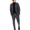 Abbigliamento SAVEONE Blazer E Giacche | Italian - Giacca Monopetto Quadro Grigio