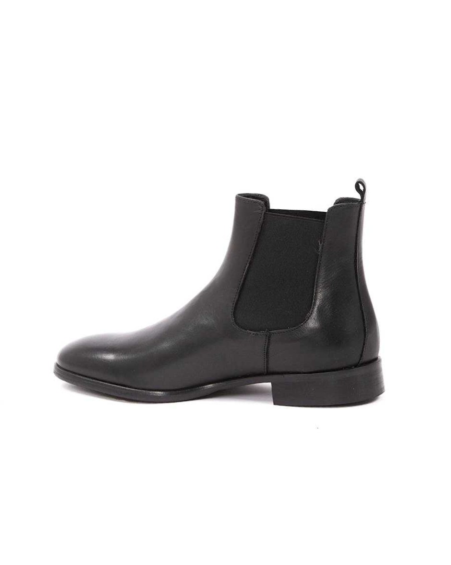 Scarpe SAVEONE | Dre - Chelsea Boots In Pelle Nera