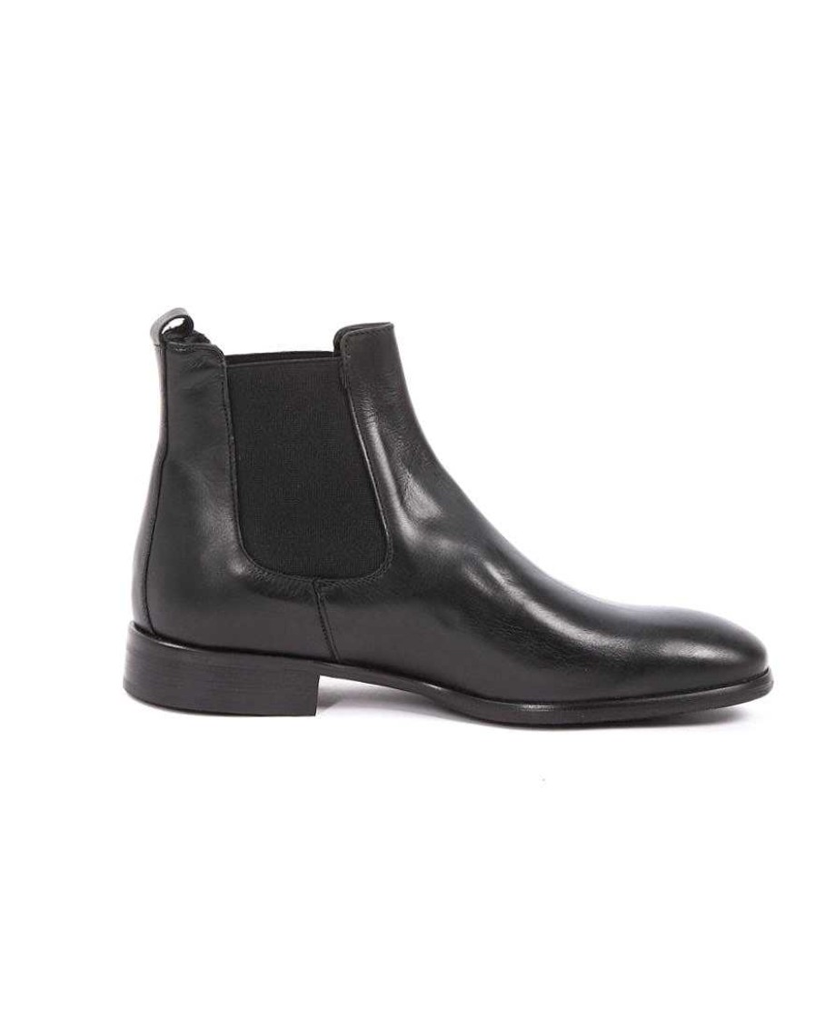 Scarpe SAVEONE | Dre - Chelsea Boots In Pelle Nera