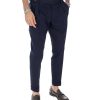 Abbigliamento SAVEONE Pantaloni | Caprera - Pantalone Vita Alta Blu