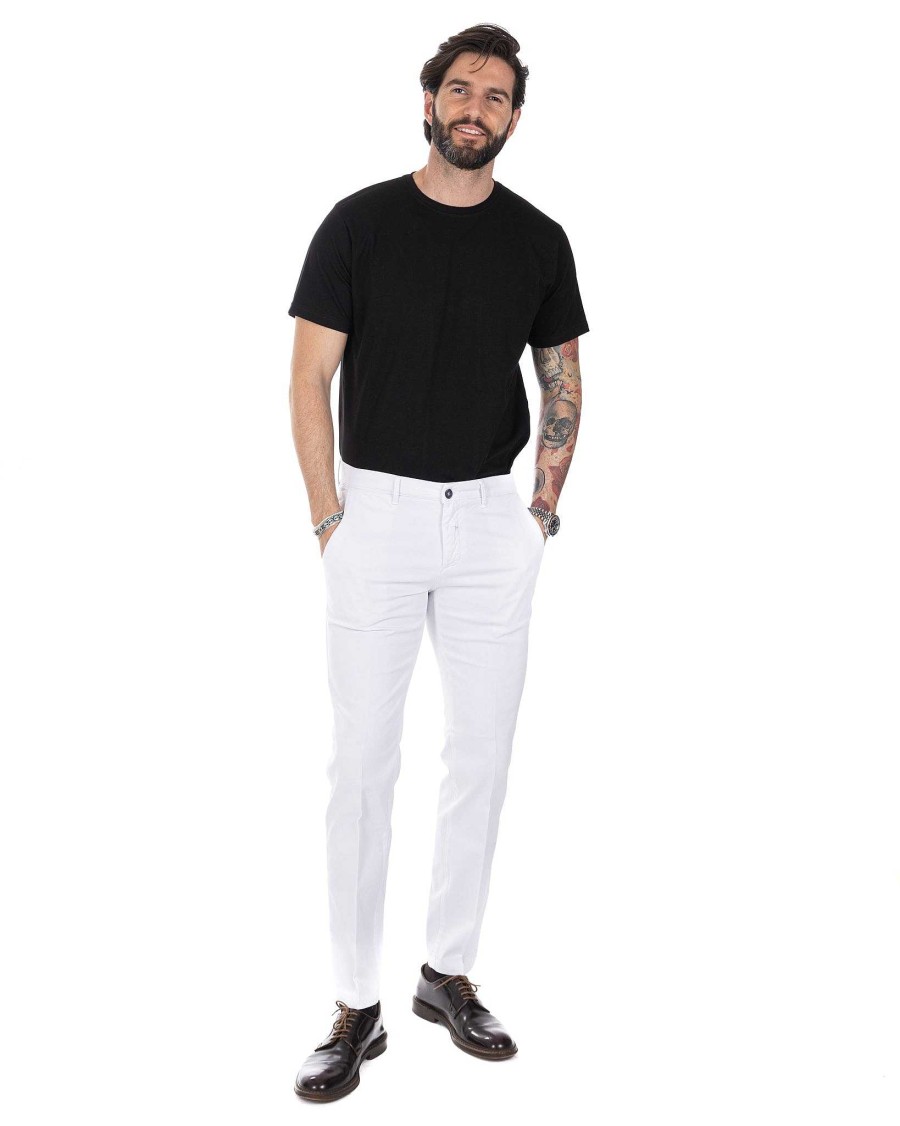 Abbigliamento SAVEONE T-Shirts | Harry - T-Shirt Nera In Cotone Stretch