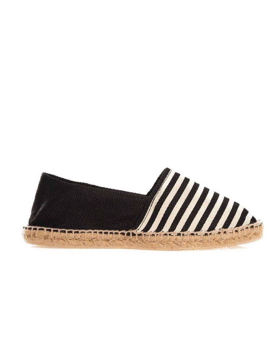 Scarpe SAVEONE | Espadrillas A Righe Nera