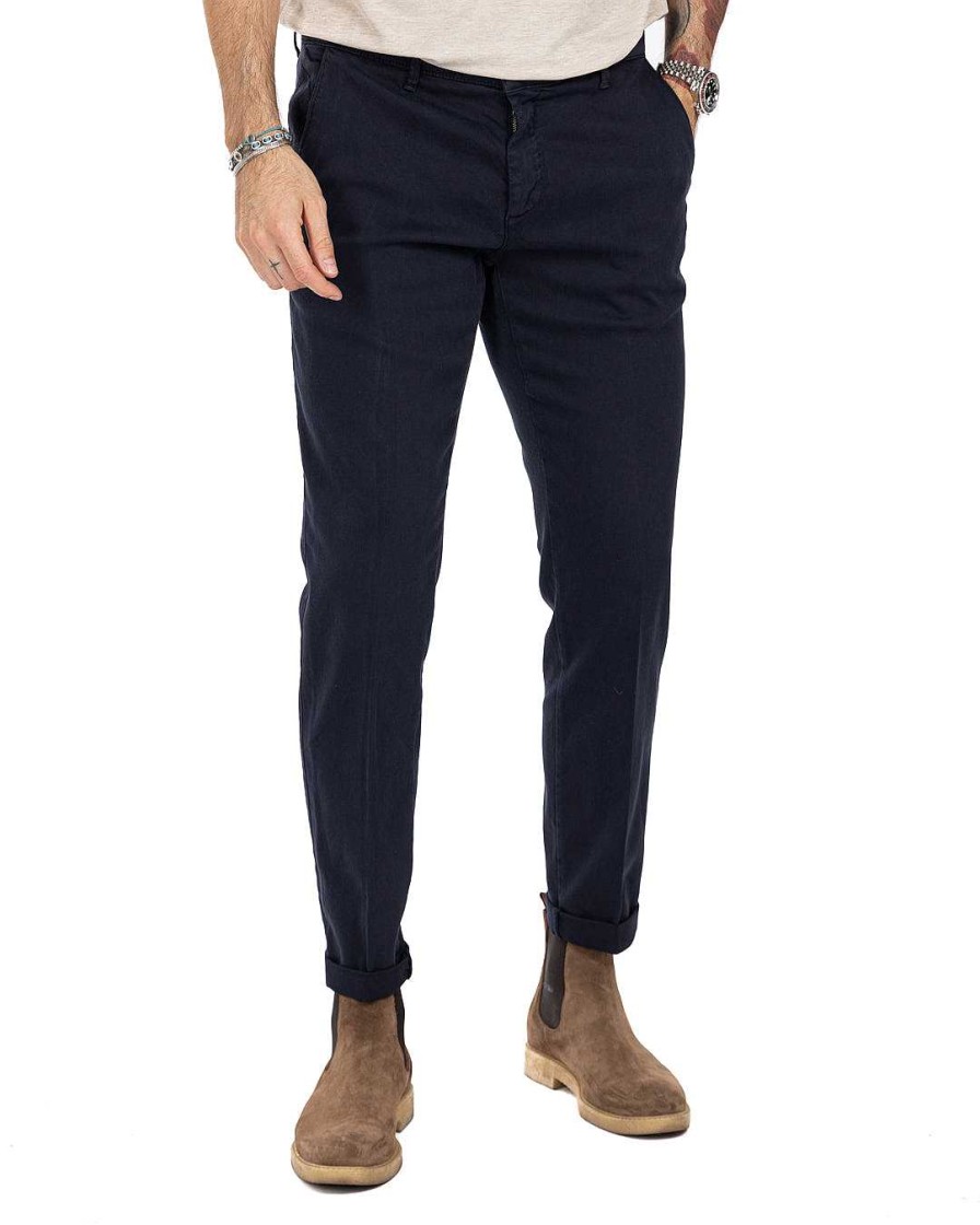 Abbigliamento SAVEONE Pantaloni | Jack - Pantalone Armaturato Blu