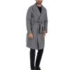 Abbigliamento SAVEONE Cappotti E Giubbotti | Claude - Cappotto Vestaglia Grigio Chiaro