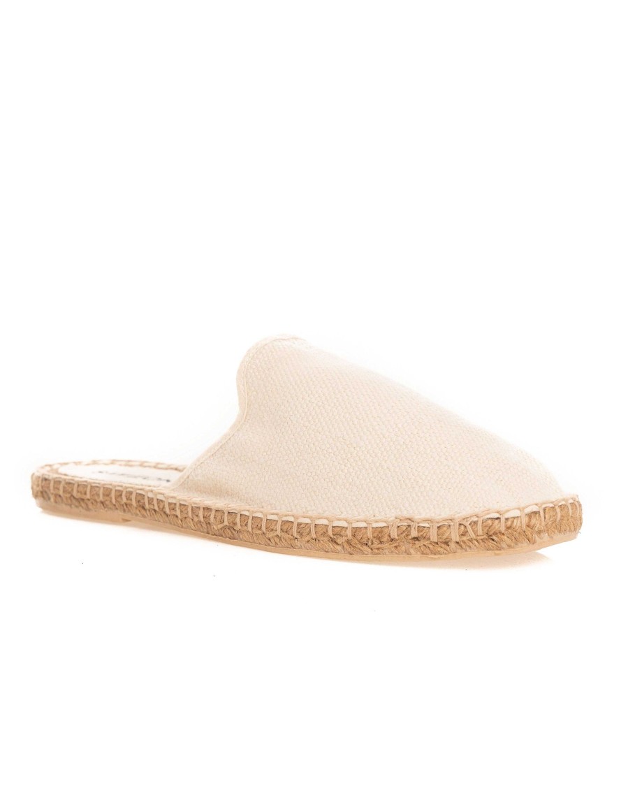 Scarpe SAVEONE | Portofino - Mules Espadrillas Bianca