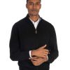 Abbigliamento SAVEONE Maglioni | Matt - Maglione Nero Full Zip In Misto Cachemire