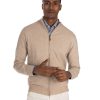 Abbigliamento SAVEONE Maglioni | Matt - Maglione Beige Full Zip In Misto Cachemire