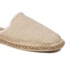 Scarpe SAVEONE | Portofino - Mules Espadrillas Intrecciata Bianca