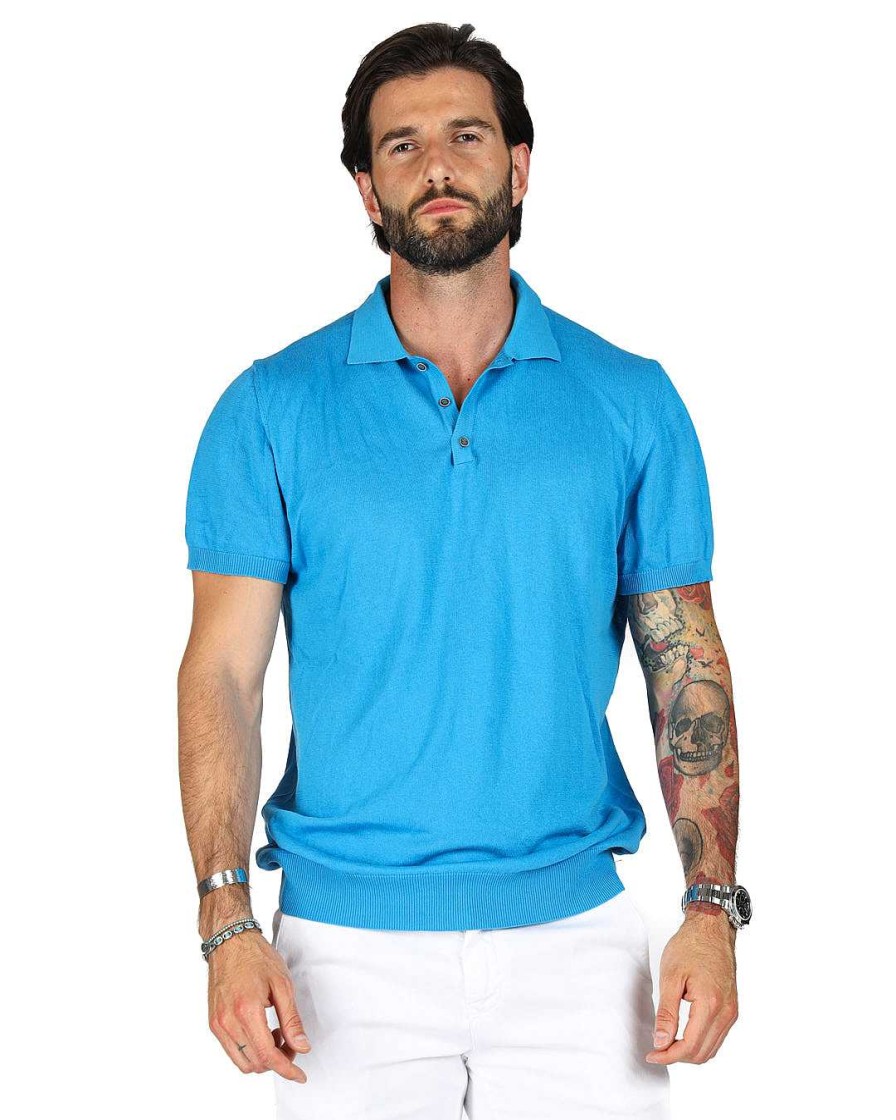 Abbigliamento SAVEONE Polo | Roger - Polo Mediterraneo In Maglia