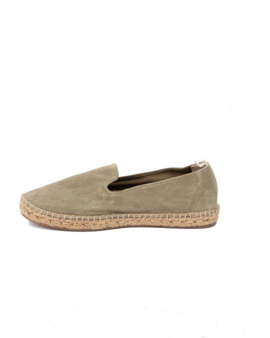 Scarpe SAVEONE | Atene - Espadrillas In Camoscio Verde