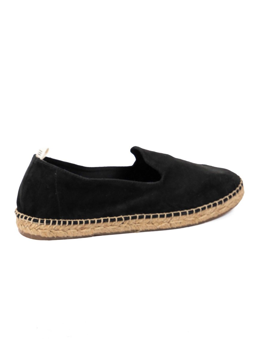 Scarpe SAVEONE | Atene - Espadrillas Camoscio Nero