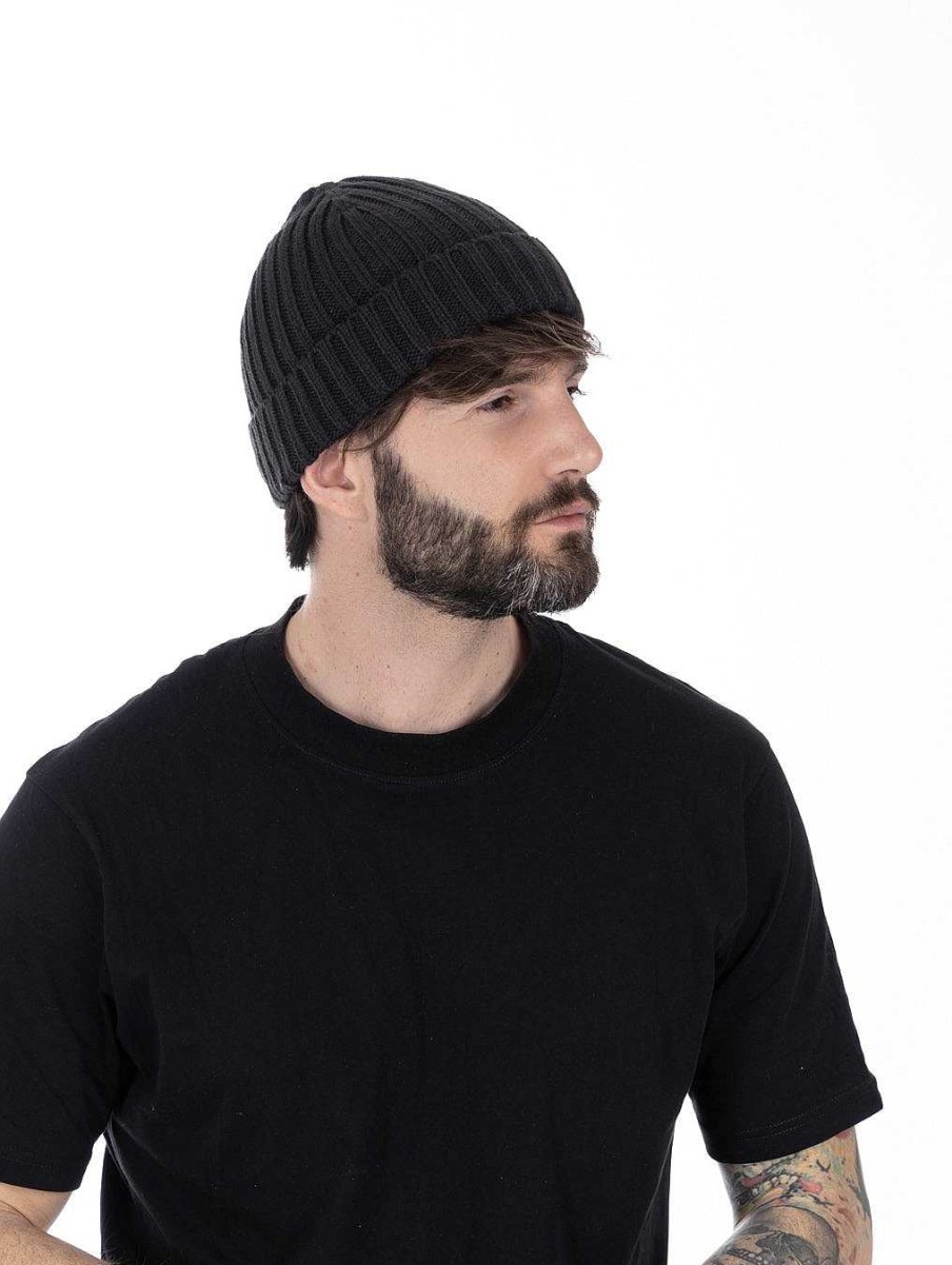 Accessori SAVEONE | Ny - Cappello Antracite A Costine