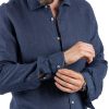 Abbigliamento SAVEONE Camicie | Montecarlo - Camicia In Puro Lino Blu