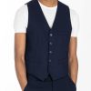 Abbigliamento SAVEONE Gilet | Dresda - Gilet Monopetto Blu Scuro