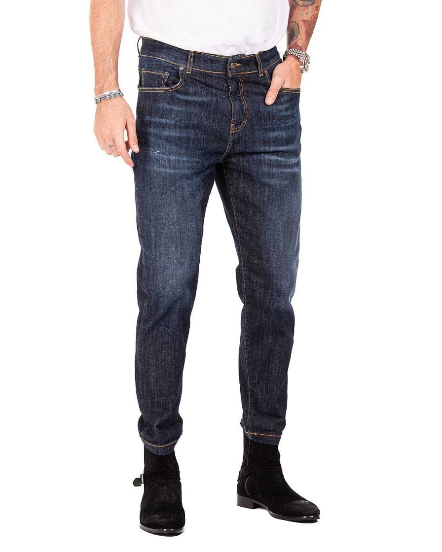 Abbigliamento SAVEONE Jeans | Main - Jeans Classico Skinny Lavaggio Scuro